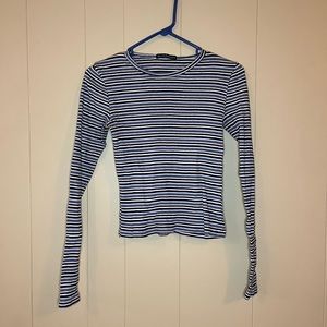 Brandy Melville Long Sleeved Striped Top